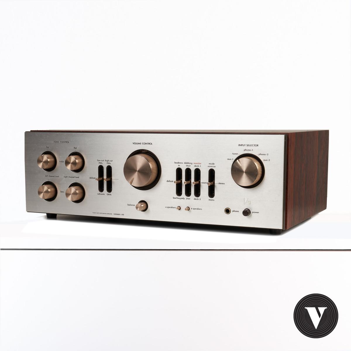 Luxman L80 amplifier restored Vintage Note vintage HiFi in Belgium