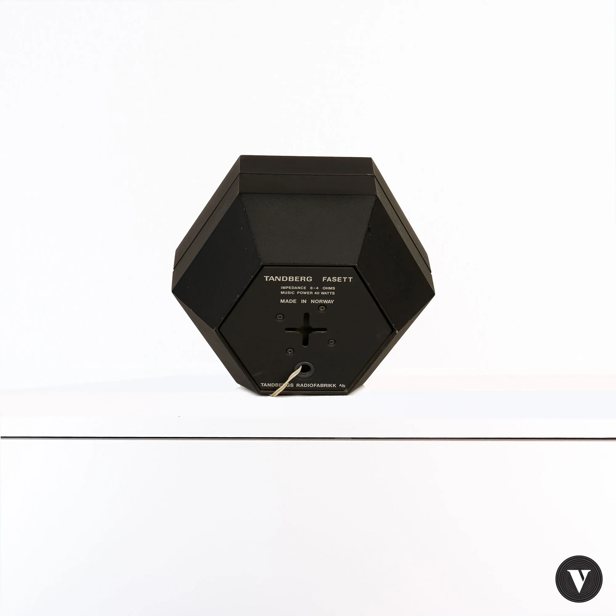 Tandberg Fasett　タンベルグ ファセット　2ウェイスピーカー Black Tandberg Fasett Hexagonal Speakers - Gil & Roy Props